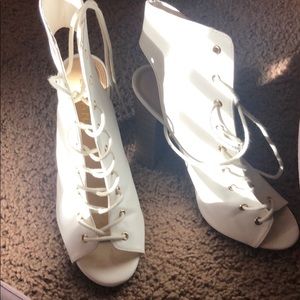 White block heels